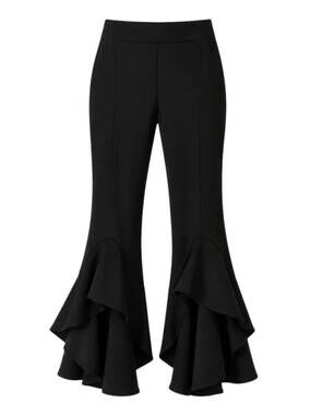 NEW TOPIA women's flare dress pants in black